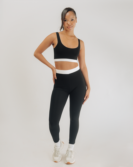 Scoop Neck Contrast Band Bralette - Vivo x This Is Essential