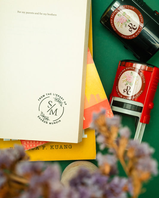 Personalised Self-Inking Book Stamp
