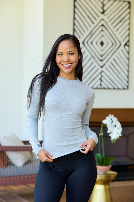 Signature Long Sleeve Crew Neck Tee
