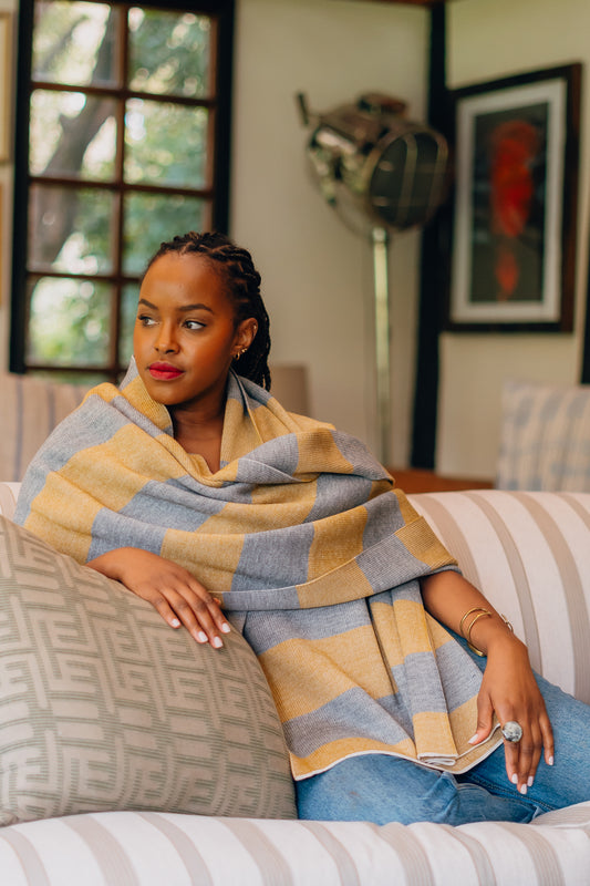 Oversized Knit Scarf
