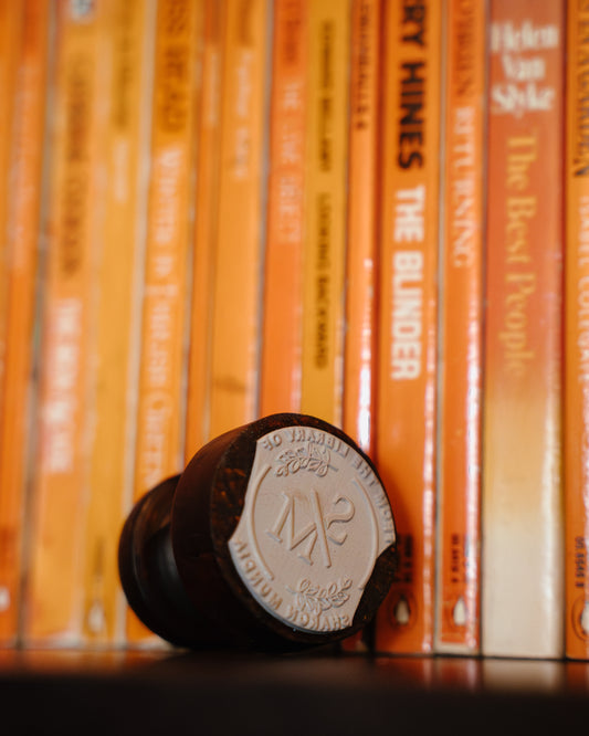 Personalised Wooden Book Stamp