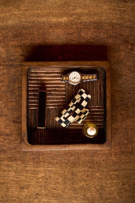 Stari Square Wood Tray