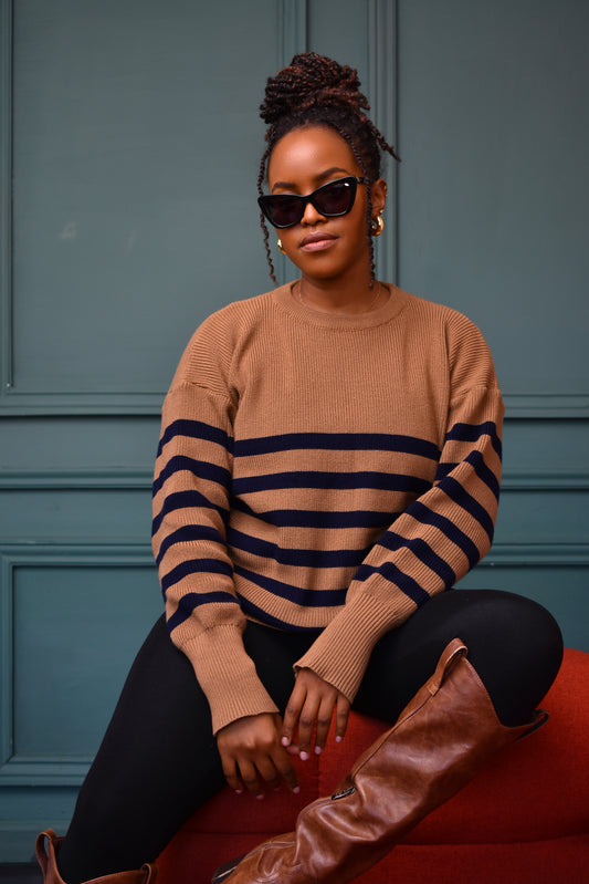 Classic Striped Knit Sweater